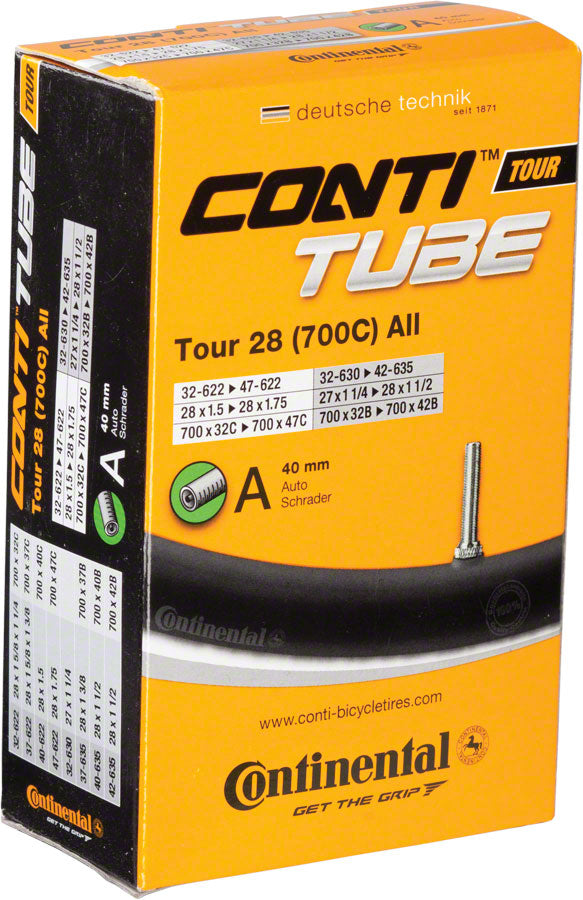 Load image into Gallery viewer, Pack of 2 Continental 700 x 32-47mm 40mm Schrader Valve Tube
