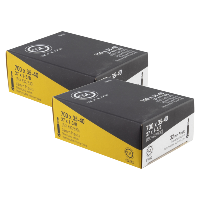 Load image into Gallery viewer, Sunlite-Standard-Presta-Valve-Tube-TUBE0440PO2-Bicycle-Tubes
