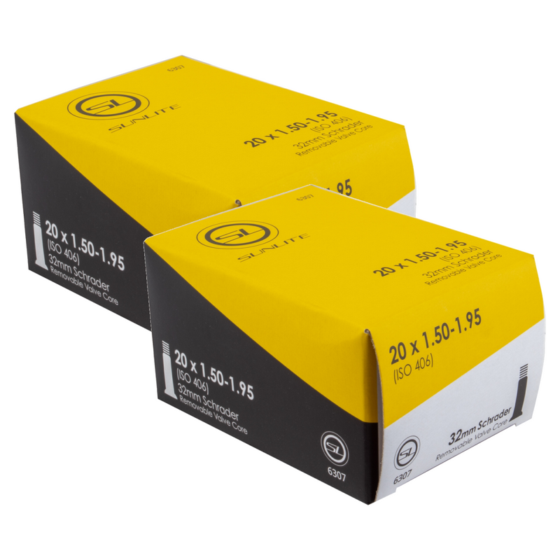 Load image into Gallery viewer, Sunlite-Standard-Schrader-Valve-Tube-TUBE0450PO2-Bicycle-Tubes
