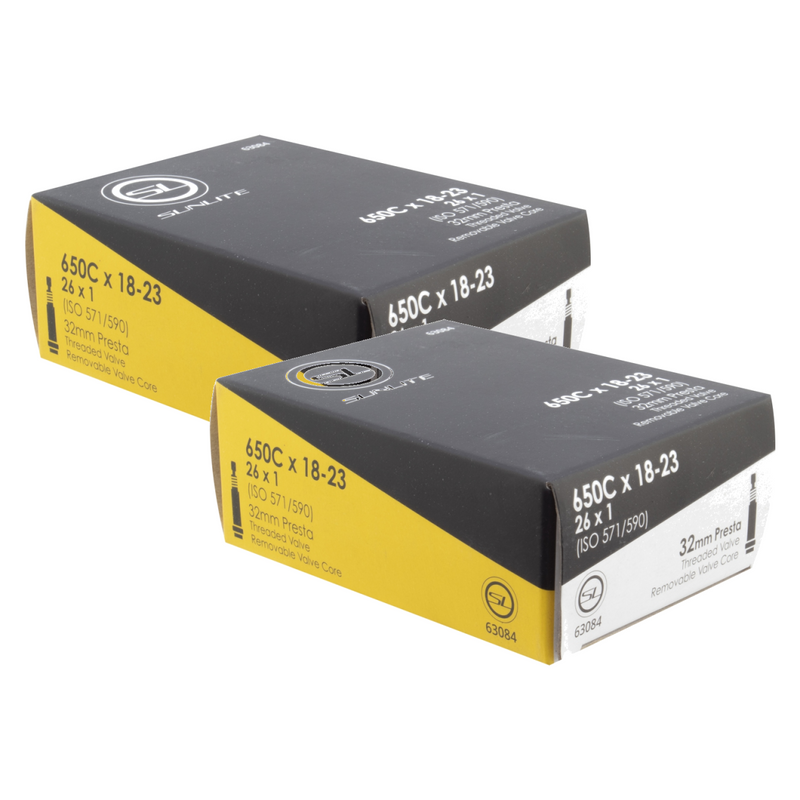 Load image into Gallery viewer, Sunlite-Standard-Presta-Valve-Tube-TUBE0453PO2-Bicycle-Tubes
