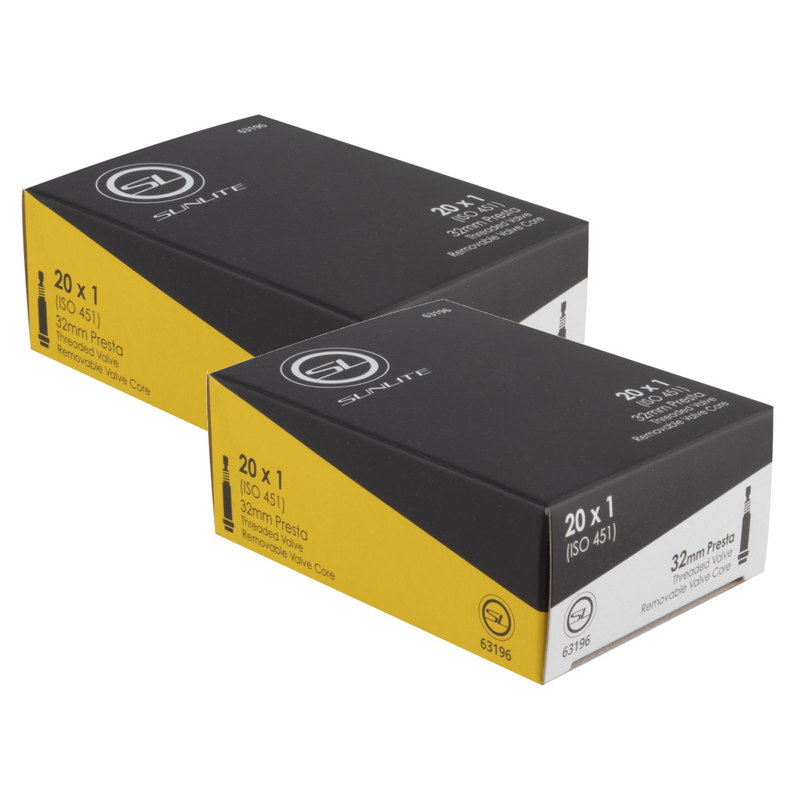 Load image into Gallery viewer, Sunlite-Standard-Presta-Valve-Tube-TUBE0490PO2-Bicycle-Tubes
