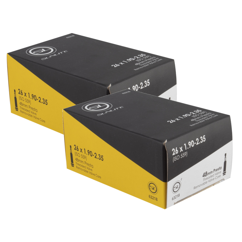 Load image into Gallery viewer, Sunlite-Standard-Presta-Valve-Tube-TUBE0499PO2-Bicycle-Tubes
