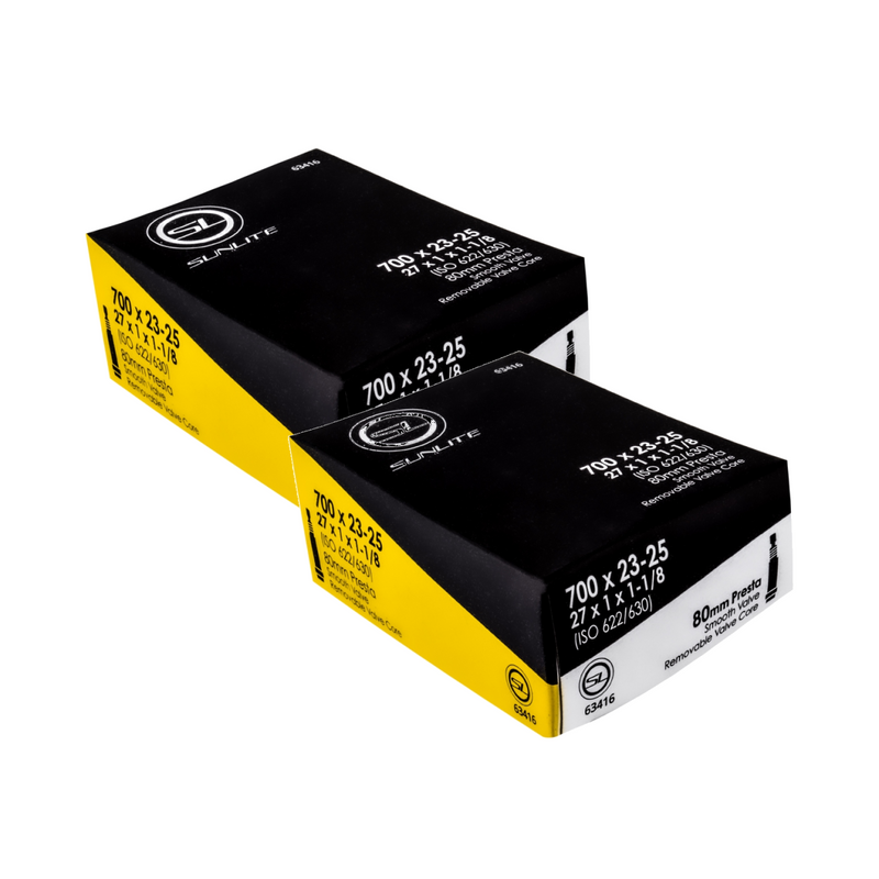 Load image into Gallery viewer, Sunlite-Standard-Presta-Valve-Tube-TUBE0545PO2-Bicycle-Tubes
