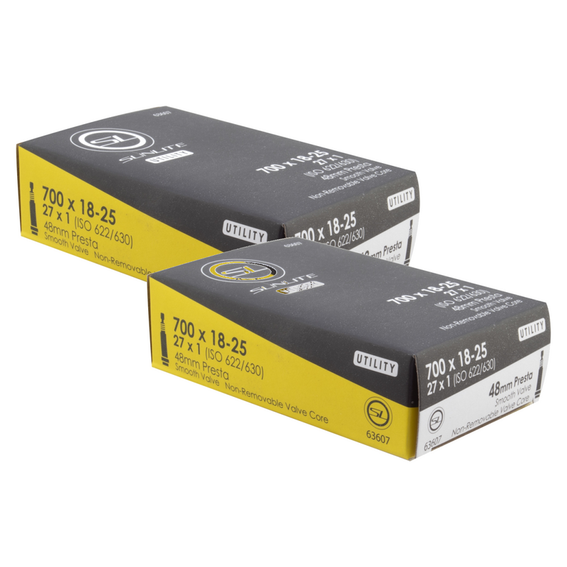 Load image into Gallery viewer, Sunlite-Utili-T-Standard-Presta-Valve-Tubes-Tube-TUBE0587PO2-Bicycle-Tubes
