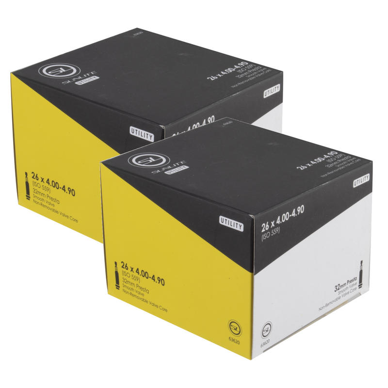 Load image into Gallery viewer, Sunlite-Utili-T-Standard-Presta-Valve-Tubes-Tube-TUBE0597PO2-Bicycle-Tubes
