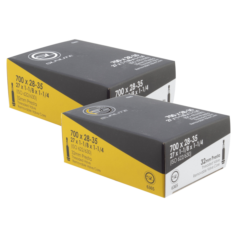 Load image into Gallery viewer, Sunlite-Standard-Presta-Valve-Tube-TUBE0610PO2-Bicycle-Tubes
