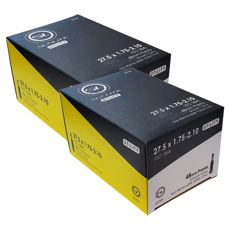 Load image into Gallery viewer, Sunlite-Utili-T-Standard-Presta-Valve-Tubes-Tube-TUBE0641PO2-Bicycle-Tubes
