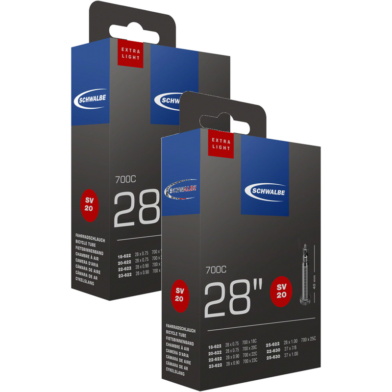 Load image into Gallery viewer, Schwalbe-Extra-Light-Tube-Tube-TUBE0811PO2-Bicycle-Tubes
