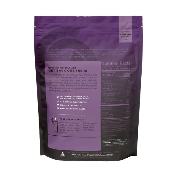 Load image into Gallery viewer, Tailwind Nutrition Tw Recovery Chocolate 20 S Bag
