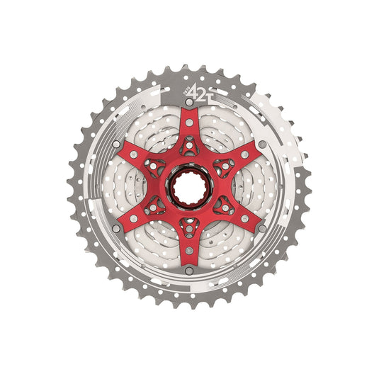 SunRace MX8 Cassette - 11 Speed, 11-46t, Silver