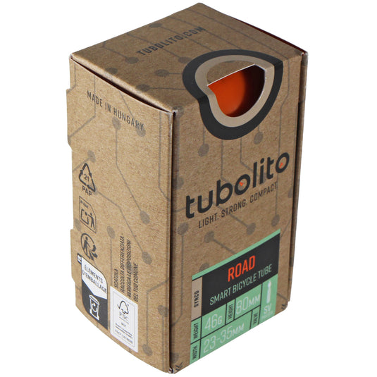 Tubolito Tubo Road TPU Syncd 700x23-35 Inner Tube with Bluetooth Pressure Sensors Bluetooth-Enabled Bike Tire Accessories