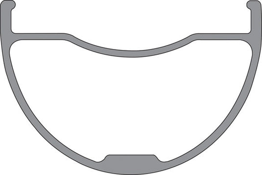 Velocity Blunt SS 29" Disc Rim, 28h - Polished Sil