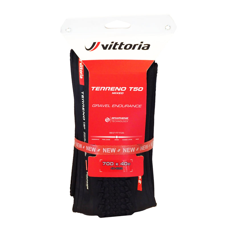 Load image into Gallery viewer, Vittoria Terreno T50 Mixed G2.0 Tire, TLR, 700x55, Black
