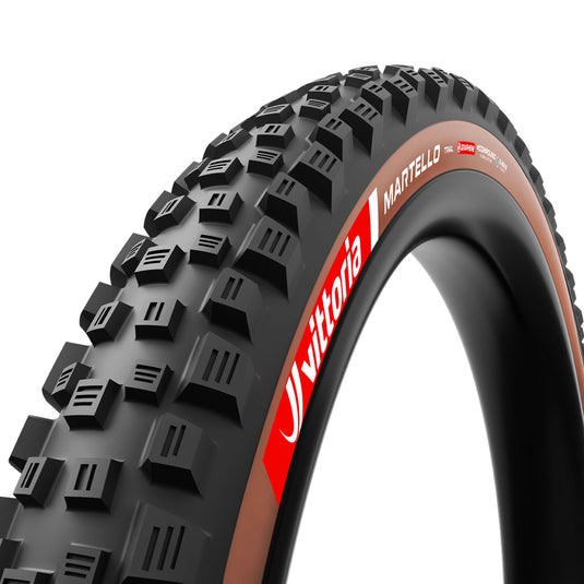 Vittoria Martello Trail G2.0 Tubeless 29x2.4 Bike Tires E-Bike Ready, 4C Graphene, Reinforced Nylon, Puncture-Resistant, Brown/Black (Bundle of 2)