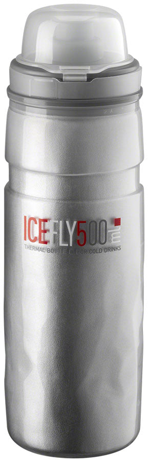 Pack of 2 Elite SRL Ice Fly Insulated Water Bottle - 500ml, Clear