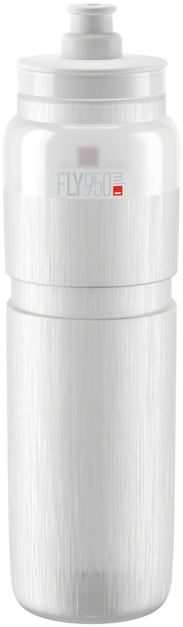 Elite Fly Tex Water Bottles Bundle 750ml & 950ml BPA-Free Plastic, Textured Grip, Lightweight Cycling Hydration