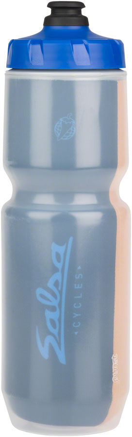 Load image into Gallery viewer, Salsa Team Polytone Purist Insulated Water Bottle - Dark Blue, Blue, w/ Stripes, 23oz
