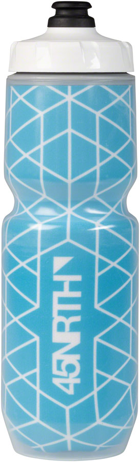 Load image into Gallery viewer, 45NRTH Decade Insulated Purist Water Bottle - Cyan/White, 23oz
