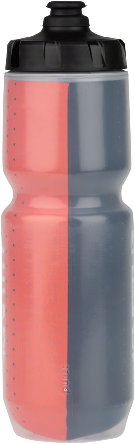 45NRTH Last Light Insulated Purist Water Bottle - Black/Orange, 23oz