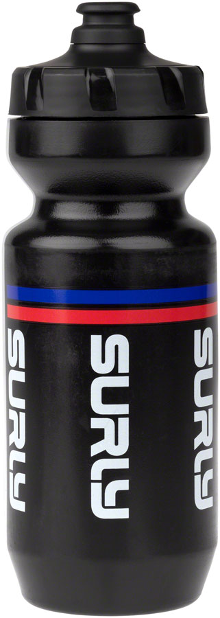Surly Intergalactic Purist Non-Insulated Water Bottle - Black/Red/Blue, 22 oz