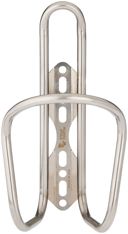 Load image into Gallery viewer, Pack of 2 Wolf Tooth Morse Bottle Cage - Titanium, Silver
