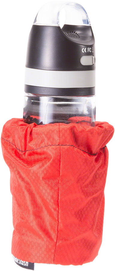 HandleStash Diamond Handlebar Mount Bottle Holder -  Red Hot