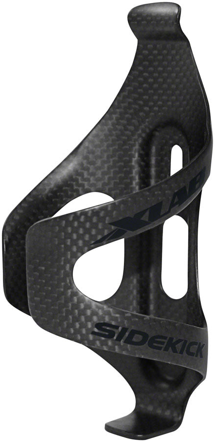 Load image into Gallery viewer, XLAB Sidekick Carbon Water Bottle Cage - Left Entry, Matte Black
