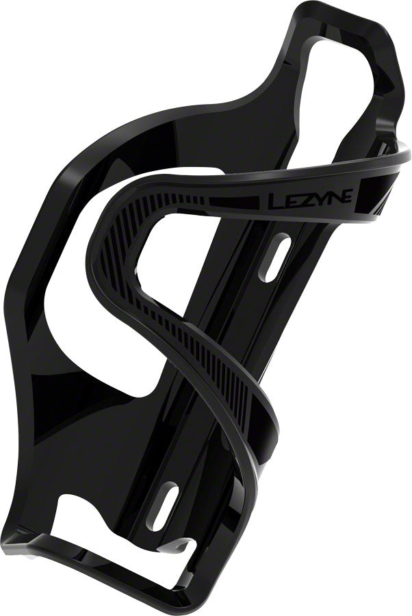 Load image into Gallery viewer, Pack of 2 Lezyne Flow Cage SideLoader Left Entry, Enhanced Graphics, Black

