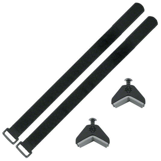 Pack of 2 SKS Anywhere Adapter, Water Bottle Cage Mounting Adapter: Black