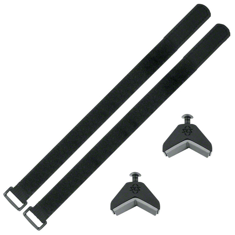 Load image into Gallery viewer, Pack of 2 SKS Anywhere Adapter, Water Bottle Cage Mounting Adapter: Black
