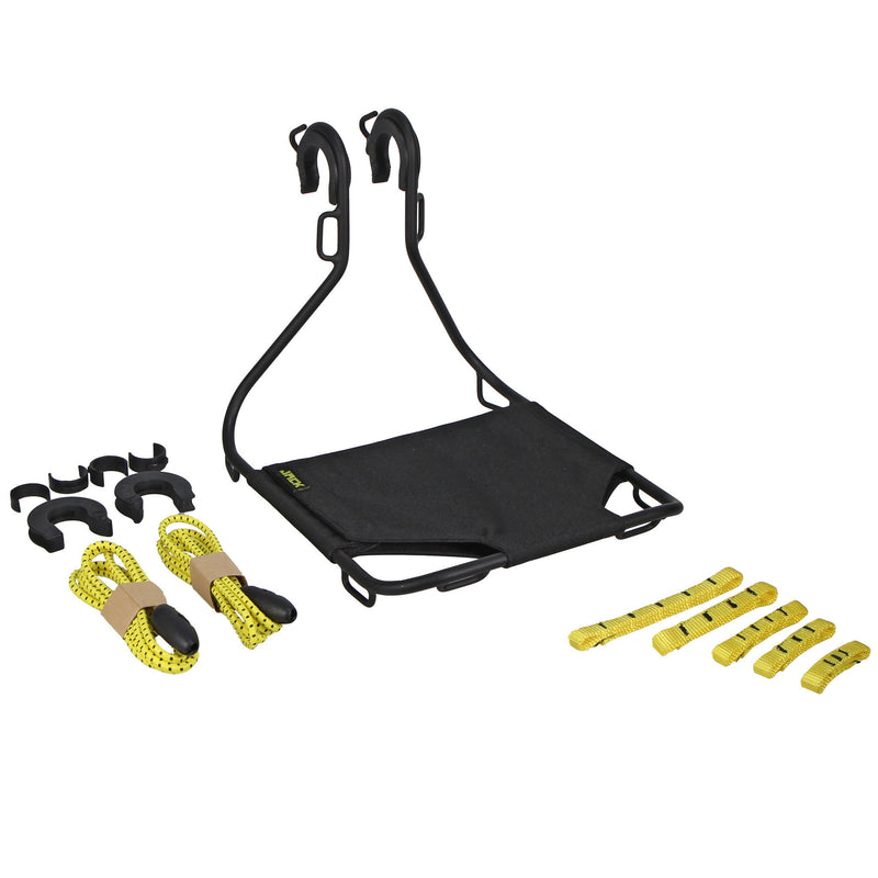 Load image into Gallery viewer, Wholegrain Cycles Jack the Bike Rack, Front Rack, Black
