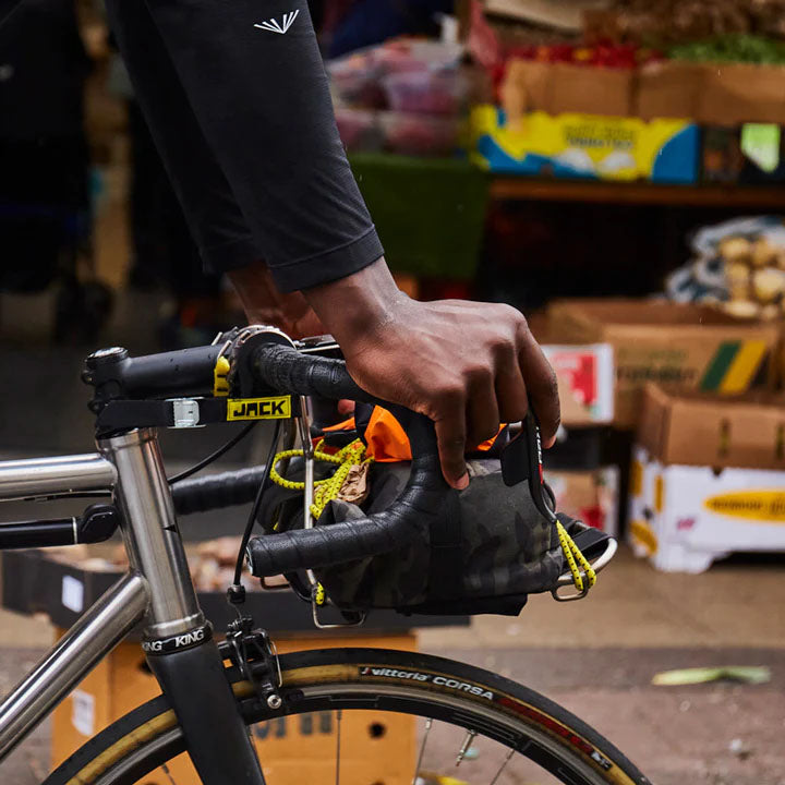 Load image into Gallery viewer, Wholegrain Cycles Jack the Bike Rack, Front Rack, Black
