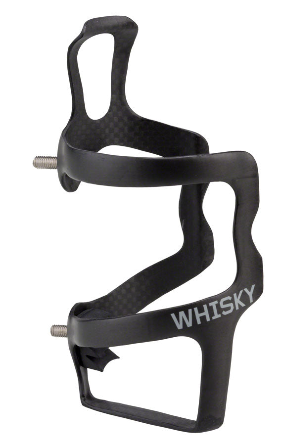 Load image into Gallery viewer, WHISKY No.9 SER Carbon Water Bottle Cage - Right Side Entry, Matte Black
