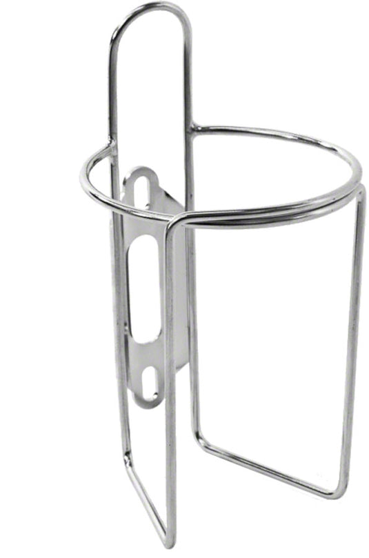 Pack of 2 Velo Orange Retro Water Bottle Cage with Tab: Polish Stainless