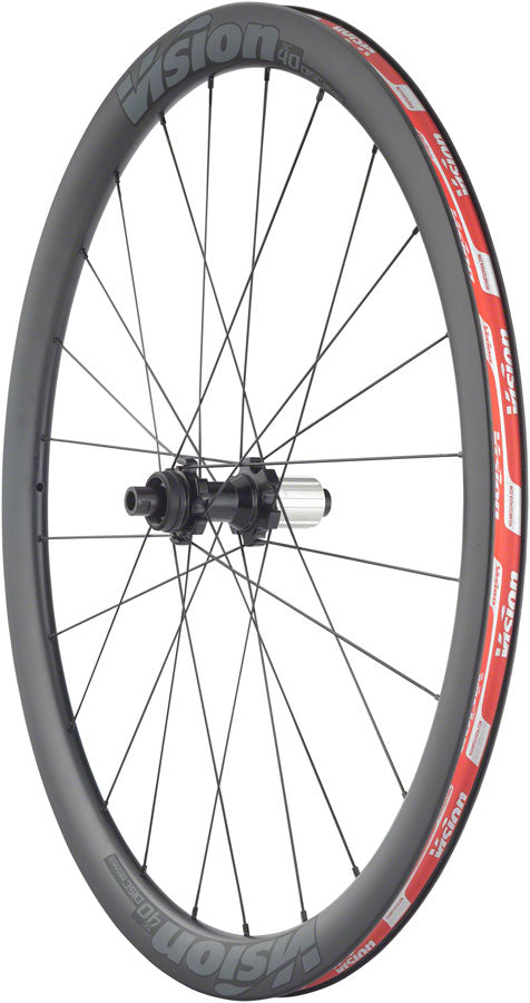 Vision SC40 Wheelset - 700, QR/15 x 100/130mm, Center-Lock, HG 11, Black