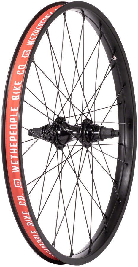 We The People Audio Rear Wheel 22in 14x110mm Rim Brake 9T Cassette Clincher