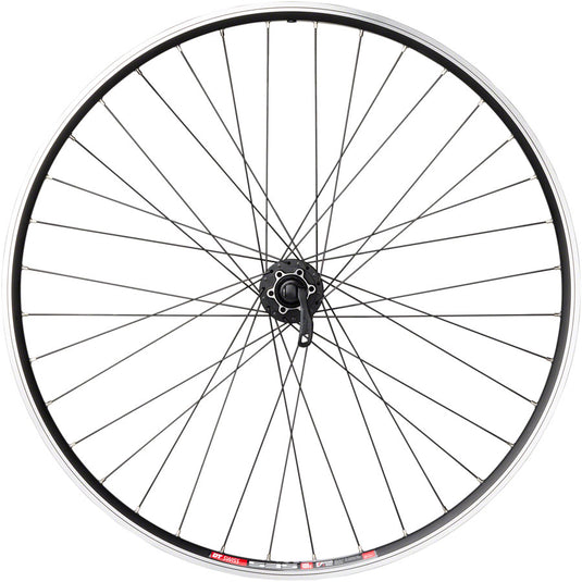 Quality Wheels TK540/Deore Front Wheel 700c QRx100mm 6-Bolt Rim Brake Clincher