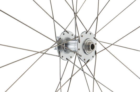 Ritchey Classic Zeta Wheelset - 700c, 12 x 100mm, 12 x 142mm, 6-Bolt, HG11 Road, Silver