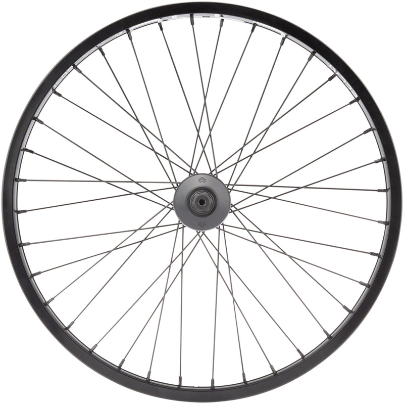 Load image into Gallery viewer, Eclat E440 TCS Front Wheel 20in 3/8inx100mm Rim Brake Black Clincher TCS BMX
