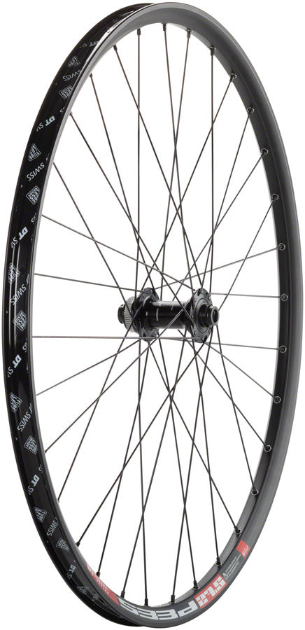 Load image into Gallery viewer, Quality Wheels 105/DT 533d Front Wheel 27.5in 12x100mm Center Lock TCS Black
