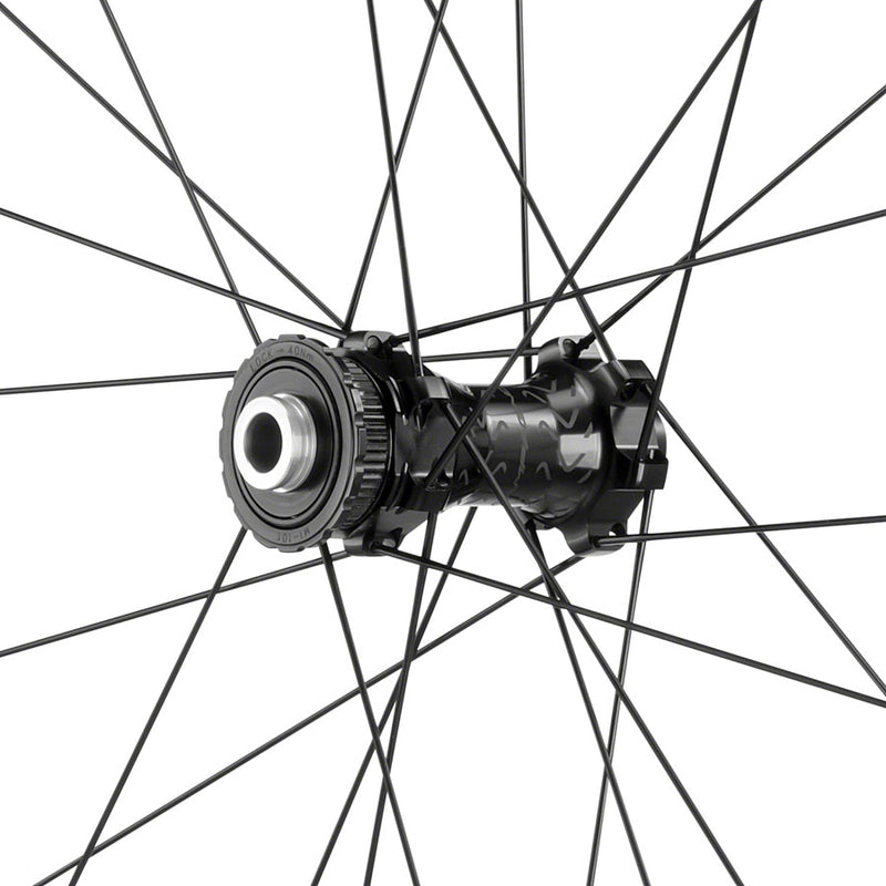 Load image into Gallery viewer, Campagnolo Levante Front Wheel 700c 12x100mm Center Lock 2-Way Fit 24H Black

