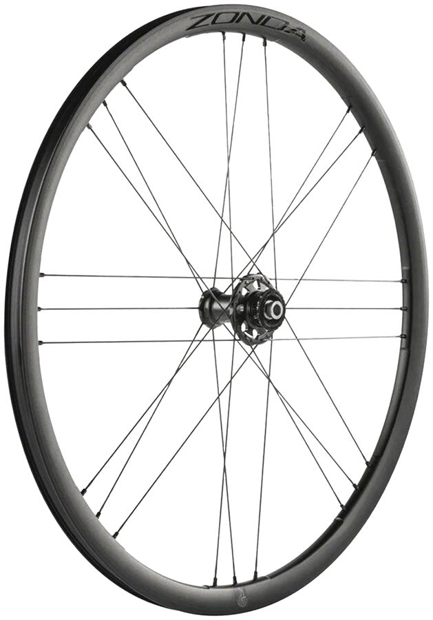 Load image into Gallery viewer, Campagnolo Zonda GT Front Wheel - 700c, 12 x 100mm, Center-Lock, 2-Way Fit, Black
