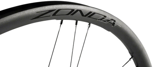 Campagnolo Zonda GT Front Wheel - 700c, 12 x 100mm, Center-Lock, 2-Way Fit, Black