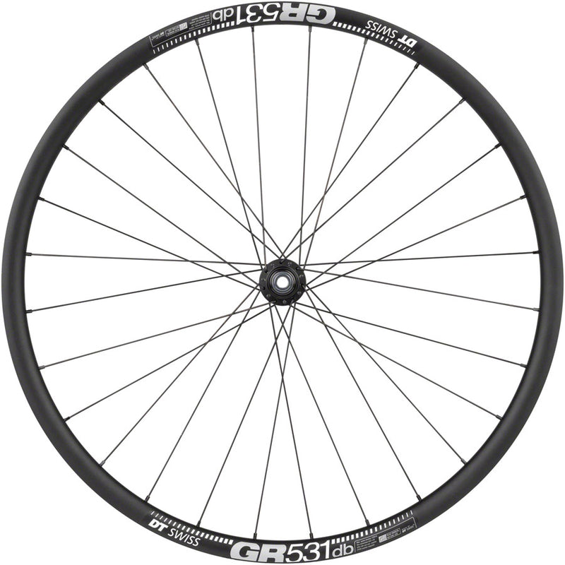 Load image into Gallery viewer, Quality Wheels Shimano Ultegra/DT GR531 Front Wheel - 700c, 12 x 100mm, Center-Lock, Black
