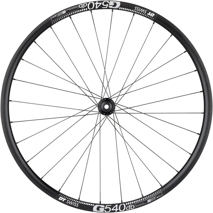 Quality Wheels Shimano Tiagra/DT G540 Front Wheel - 700c, 12 x 100mm, Center-Lock, Black