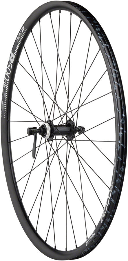 Load image into Gallery viewer, Quality Wheels Shimano / DT R500 Disc Wheelset - 700, QR x 100/135mm, Center-Lock, HG 11 MTN, Black, 32H
