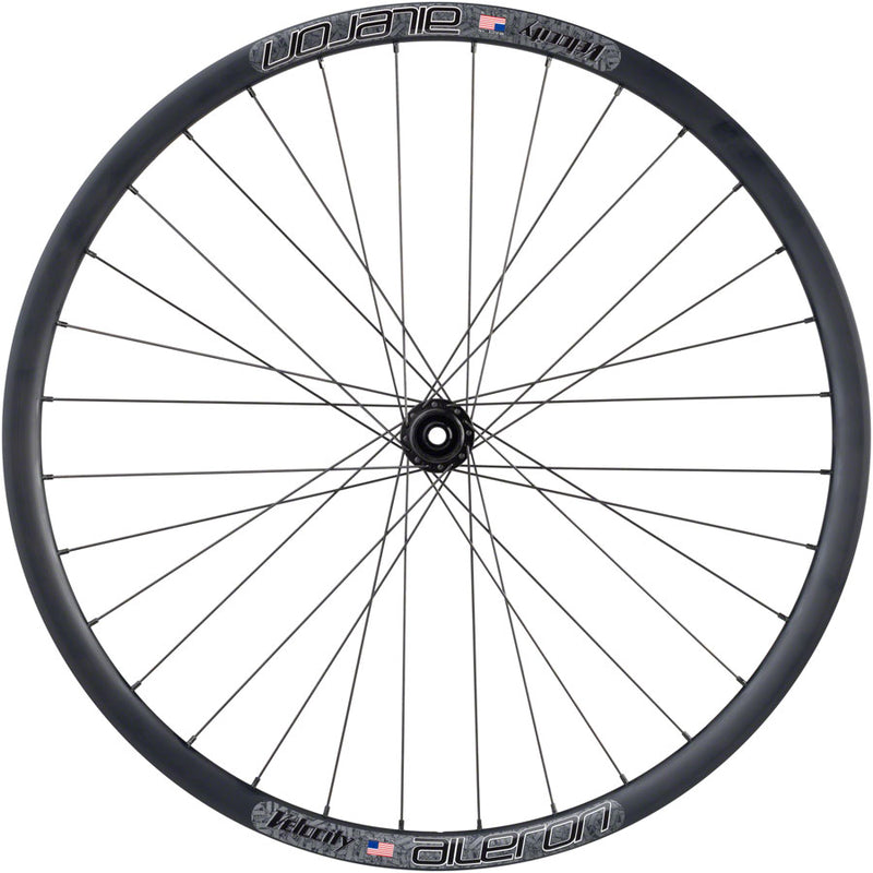 Load image into Gallery viewer, Quality Wheels Formula/Velocity Aileron Front Wheel 700c 12x100mm Center Lock
