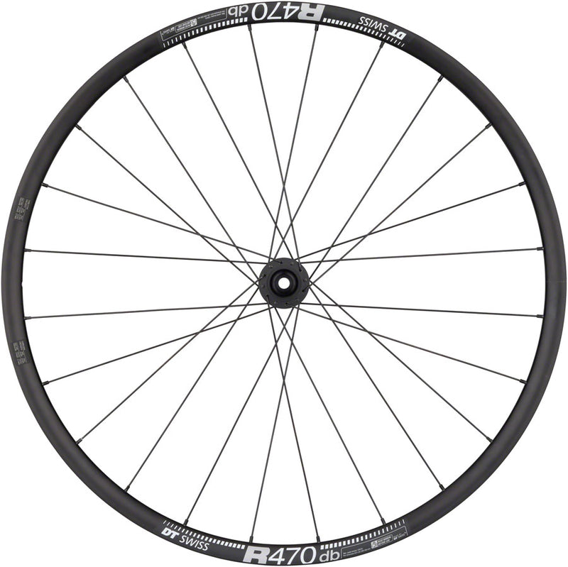 Load image into Gallery viewer, Quality Wheels DT 350/DT R470db Rear 700c 12x142mm Center Lock HG 11 Road Blk
