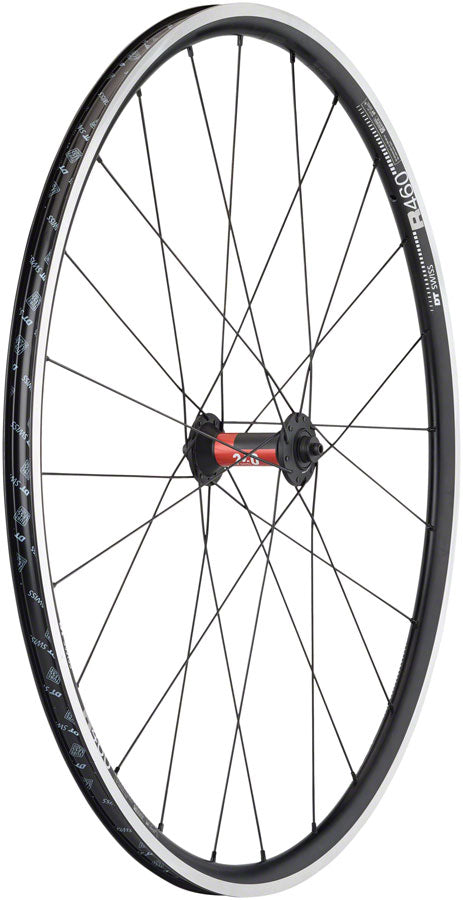 Load image into Gallery viewer, Quality Wheels 700c Front Wheel DT 350/DT R460 QRx100mm 24H Rim Brake Black
