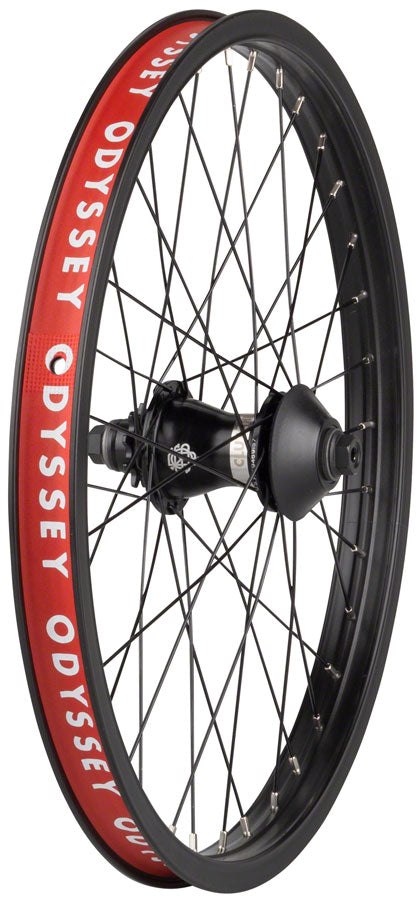 Load image into Gallery viewer, Odyssey Quadrant Rear Wheel 20in 14x110mm Rim Brake Clutch V2 LHD Clincher Blk
